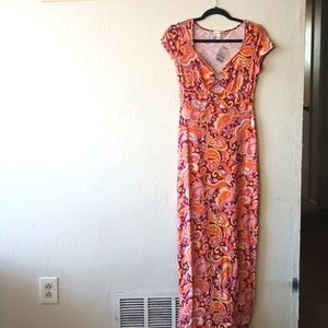 Paisley Derek Heart Size M Maxi dress